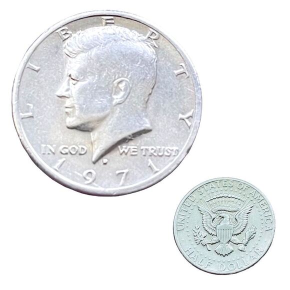 RARE COIN 1971-D JOHN F. KENNEDY HALF DOLLAR - Picture 10 of 16